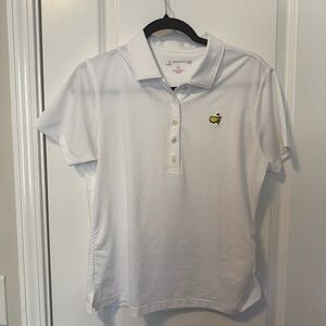 Women’s Masters Magnolia Lane Tech Golf Polo Shirt - White, Large